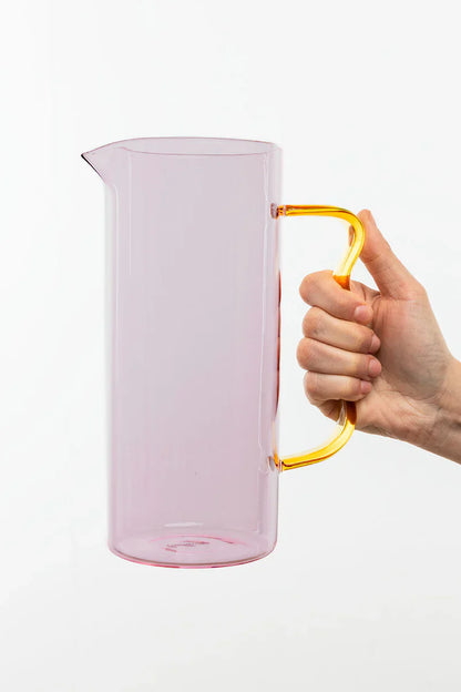 Krug RAINBOW aus Borosilikatglas – 1,3L | Hitzebeständig & vielseitig | Tranquillo
