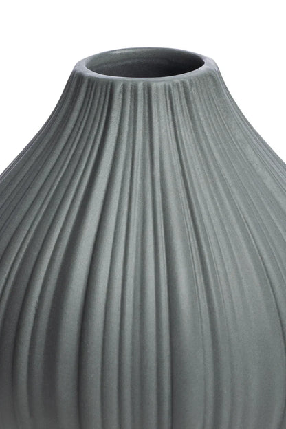 Vase VINTAGE grey aus Steinzeug – minimalistisch & matt | Tranquillo