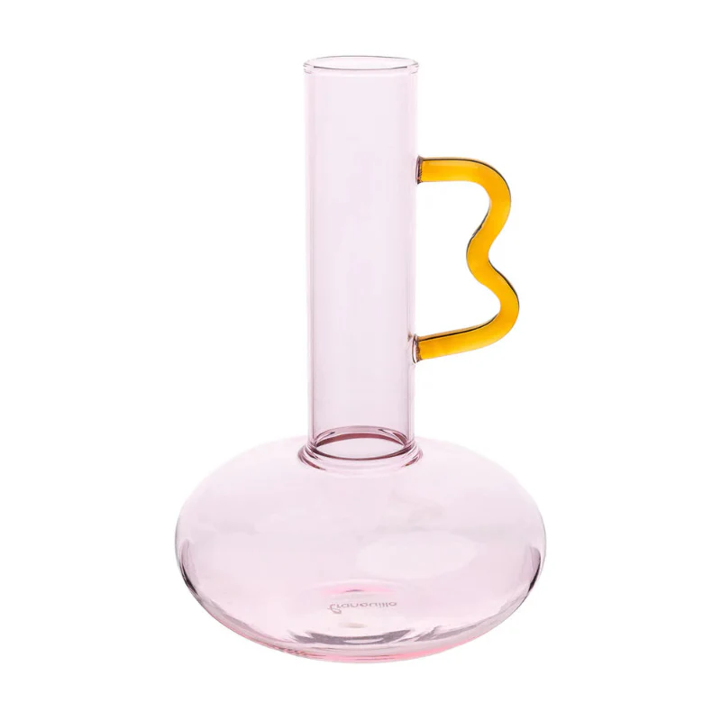 Vase RAINBOW aus Borosilikatglas – minimalistisch & langlebig | Tranquillo