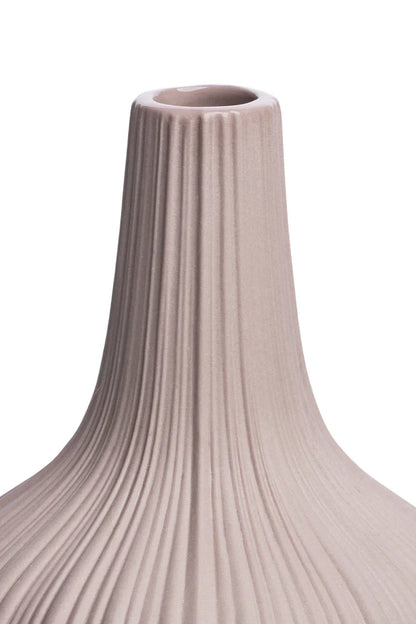 Vase VINTAGE rose aus Steinzeug – pastell & elegant | Tranquillo
