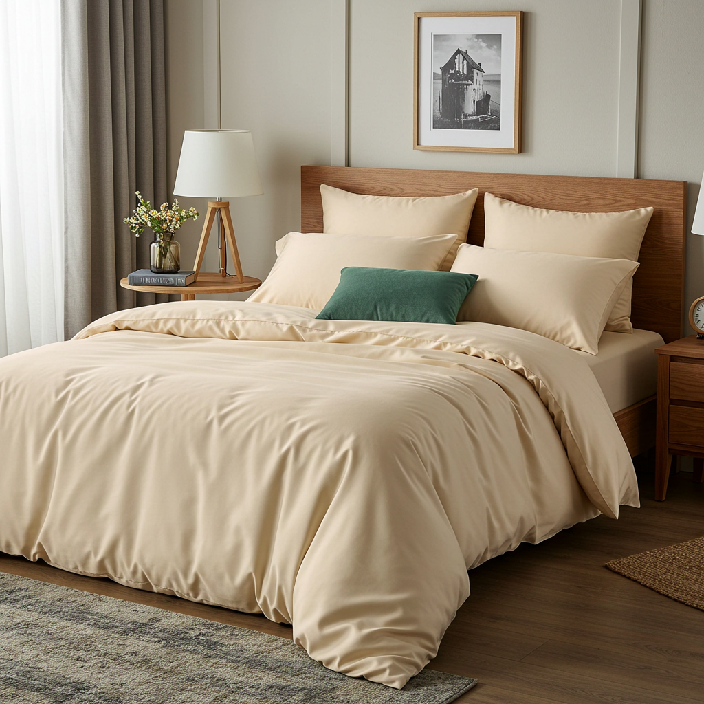 Luxe Baumwolle Satin Deckenbezug