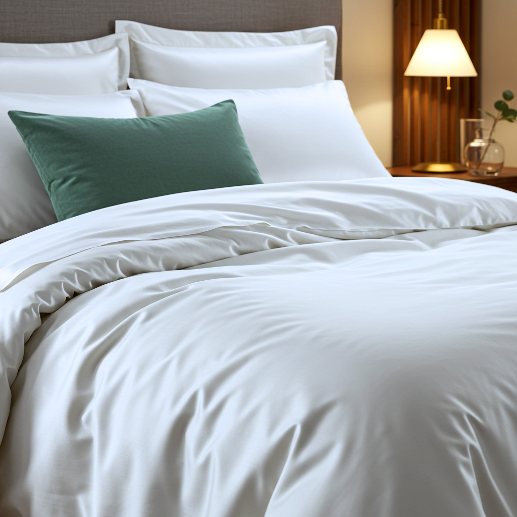 Luxe Baumwolle Satin Bettwäsche