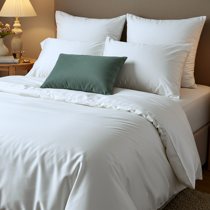 Luxe Baumwolle Satin Bettwäsche
