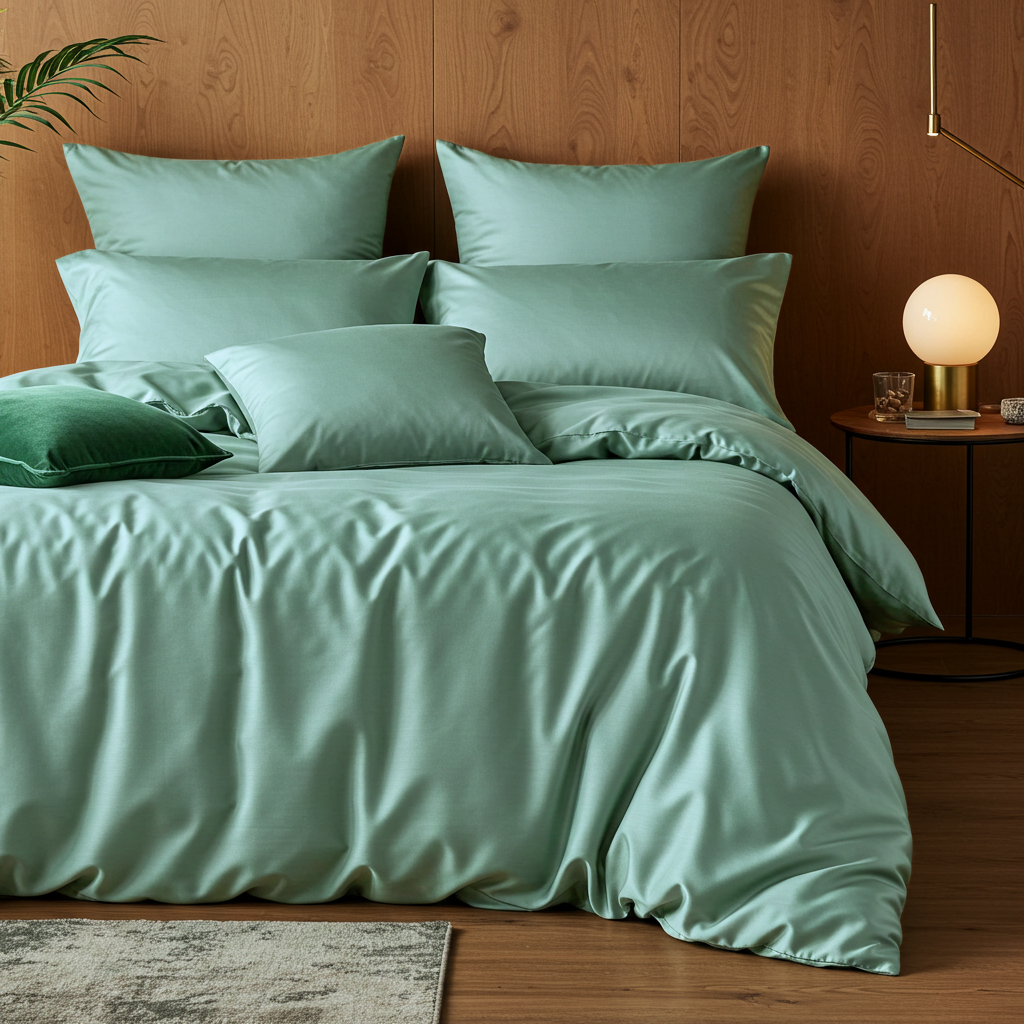 Luxe Baumwolle Satin Deckenbezug
