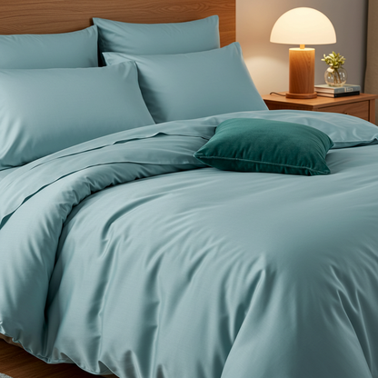 Luxe Baumwolle Satin Spannbettlaken