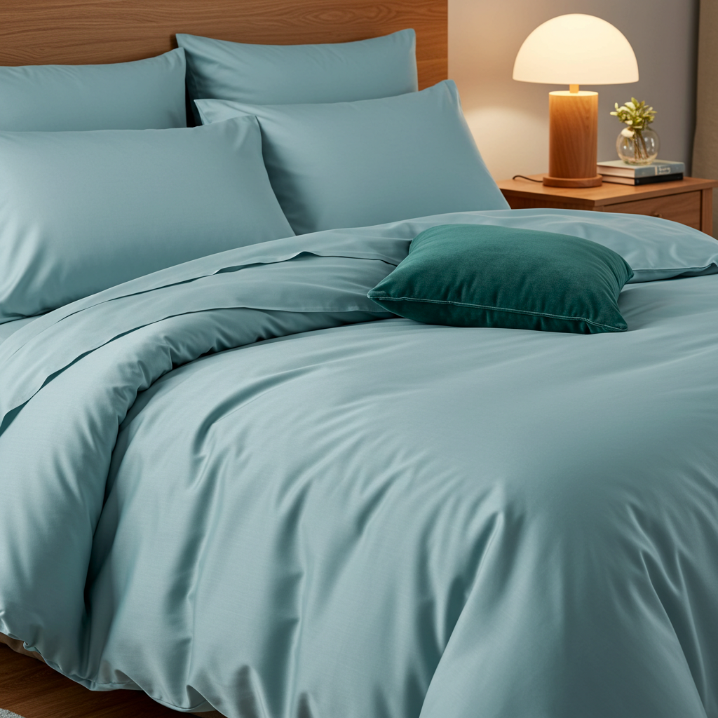 Luxe Baumwolle Satin Deckenbezug