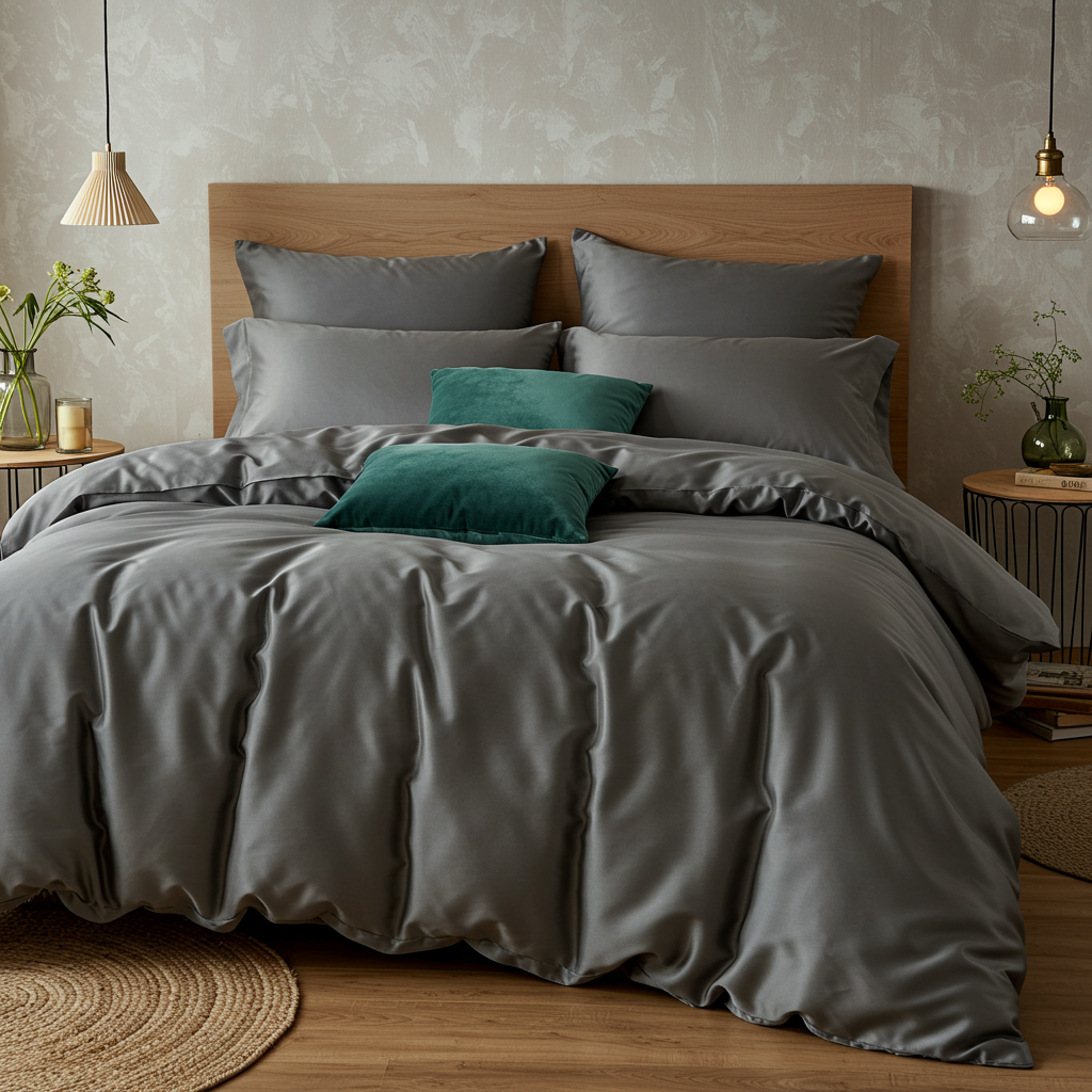 Luxe Baumwolle Satin Deckenbezug