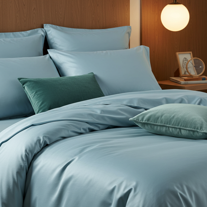 Luxe Baumwolle Satin Spannbettlaken