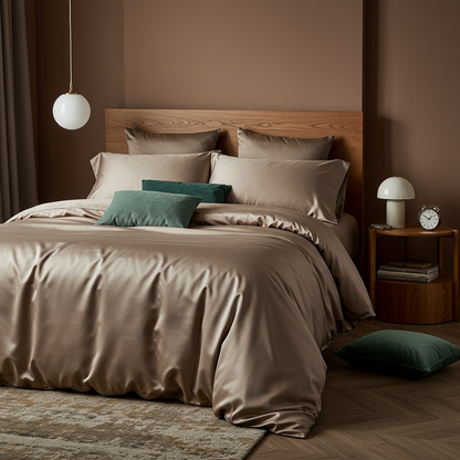 Luxe Baumwolle Satin Deckenbezug