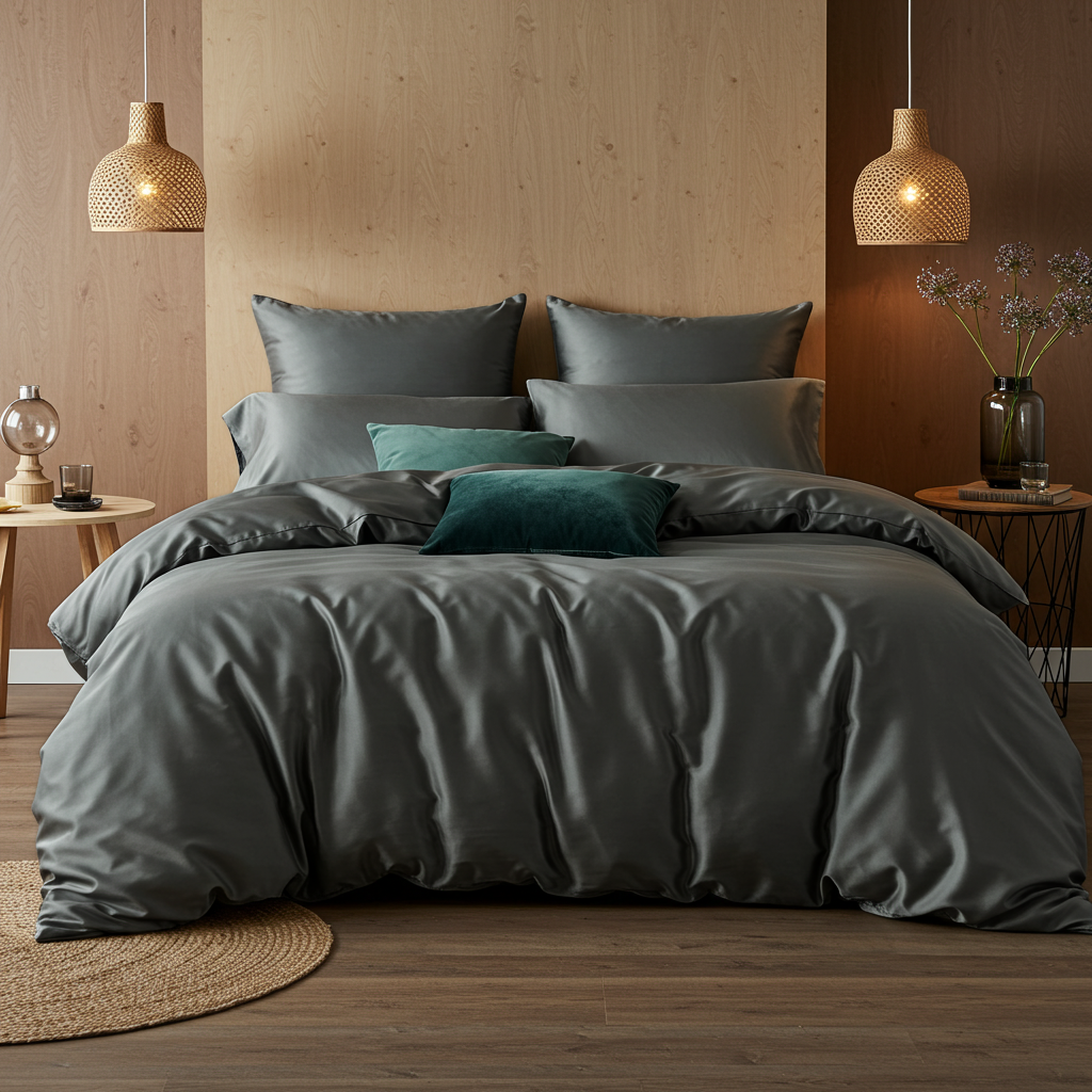 Luxe Baumwolle Satin Deckenbezug