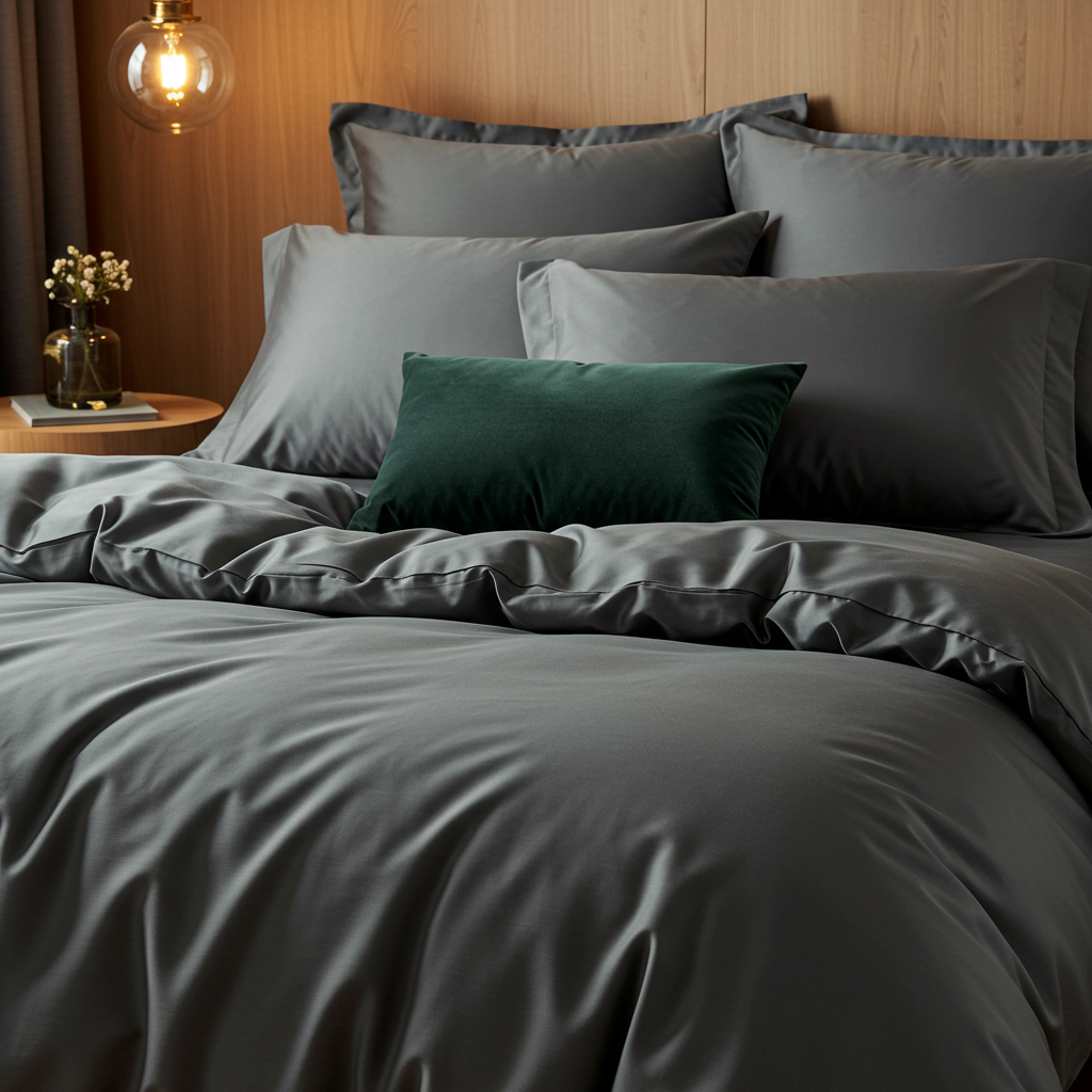 Luxe Baumwolle Satin Deckenbezug