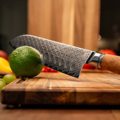 Damastmesserset Olive – Premium Küchenmesser | Kitchen Luxe