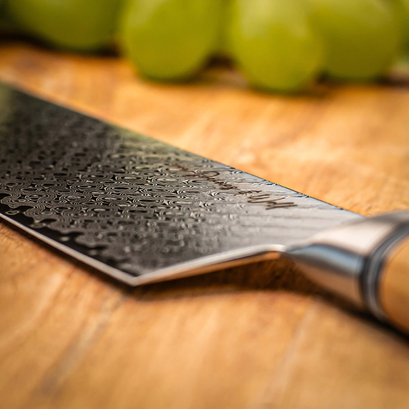 Damastmesserset Olive – Premium Küchenmesser | Kitchen Luxe
