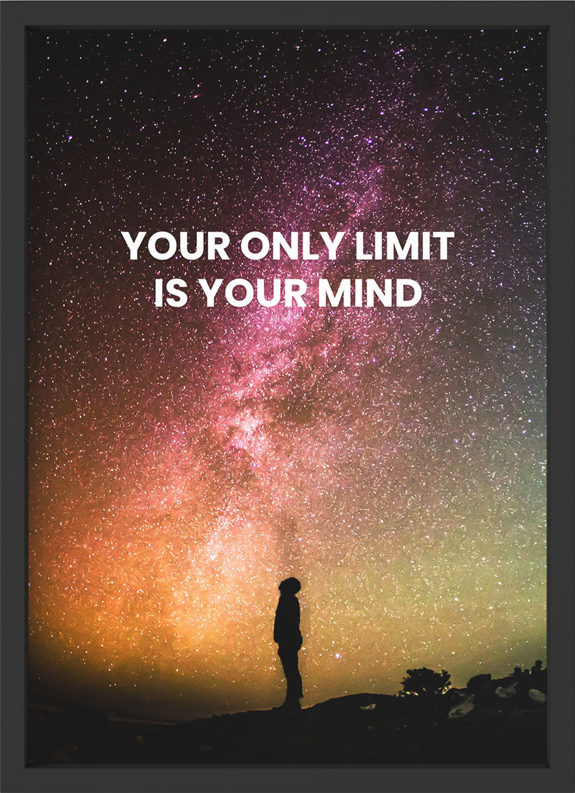 your mind - Poster mit Premium-Rahmen