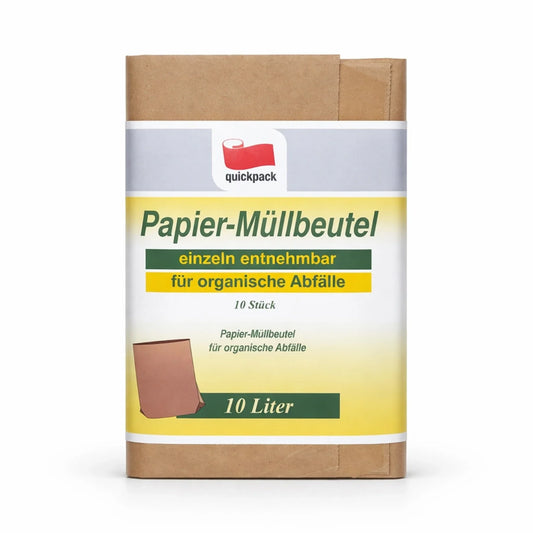 Papiertüten für Biomüll 10l | Müllbeutel für Biotonne