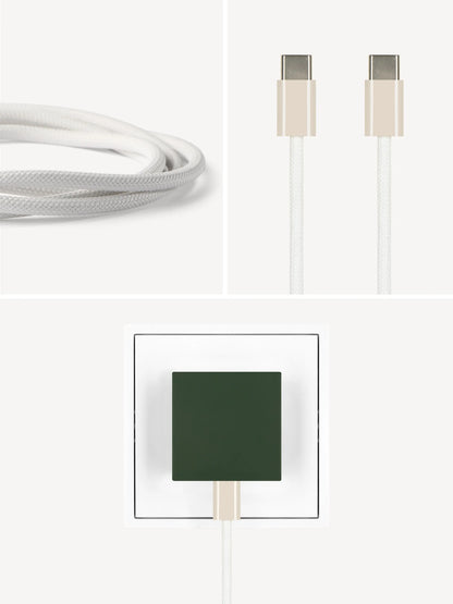 USB-C Ladegerät 35W + USB-C Kabel (Dune)
