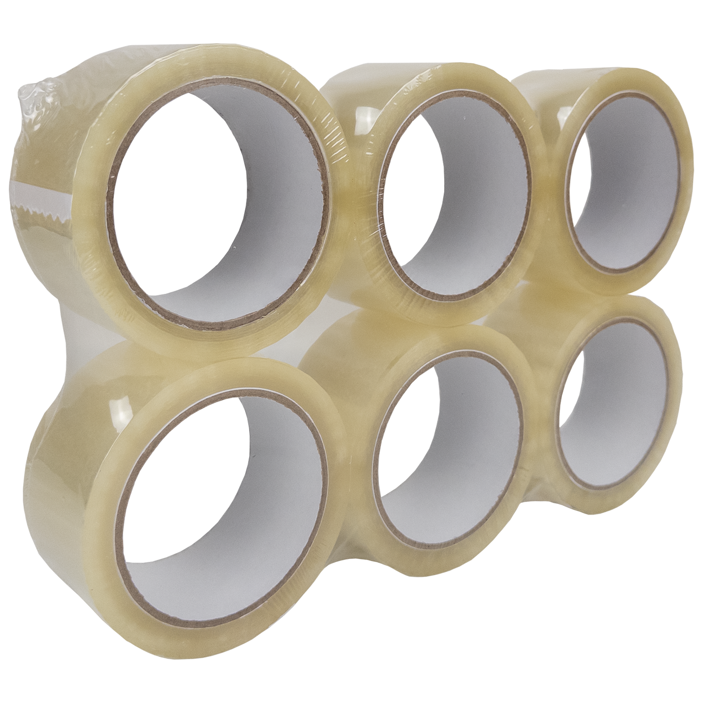 Transparentes Klebeband - Leise abrollend - 50mm x 66m - ca. 50µm