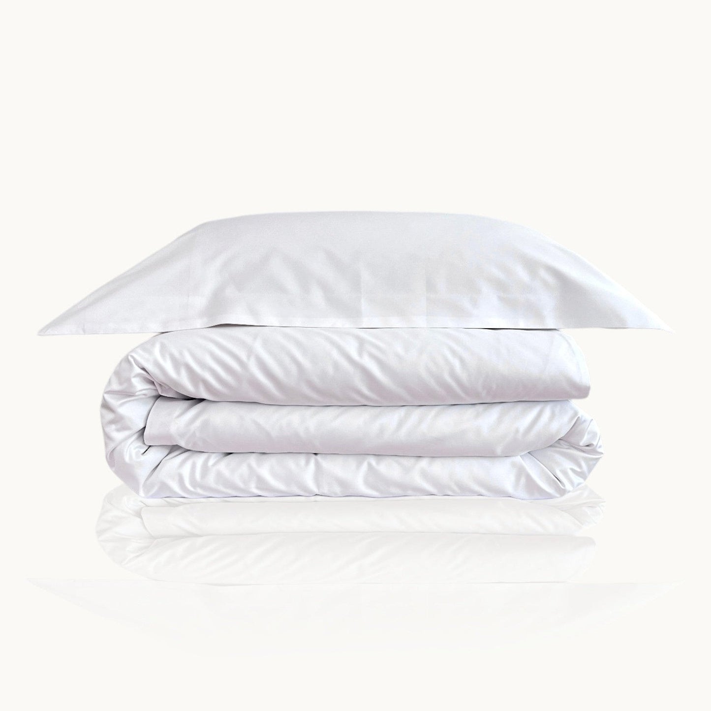 Luxe Baumwolle Satin Bettwäsche